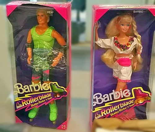Barbie Ken Rollerblade