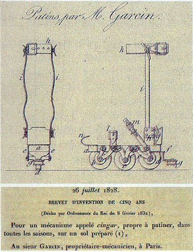 Le brevet de Garcin en 1828