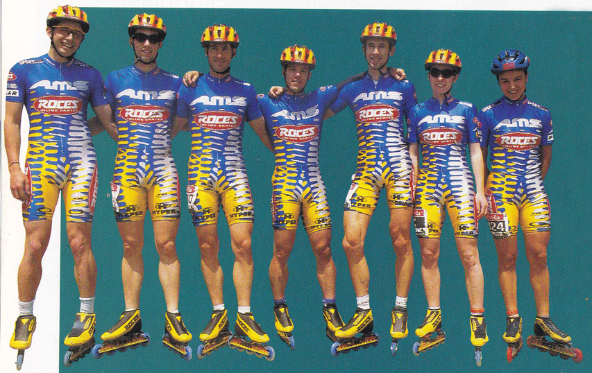 Team Roces 1998 (Photo : Roller Saga)