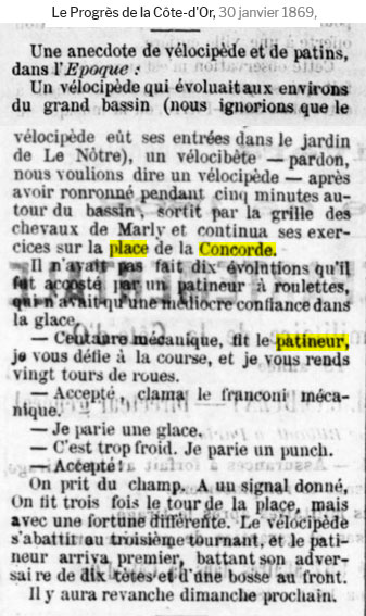 Article du Progrès de la Côte d'Or du 30 janvier 1869