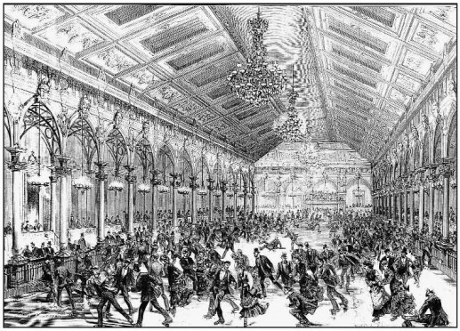 Skating-Rink de la Chaussée d'Antin - L'Illustration, 23 décembre 1876