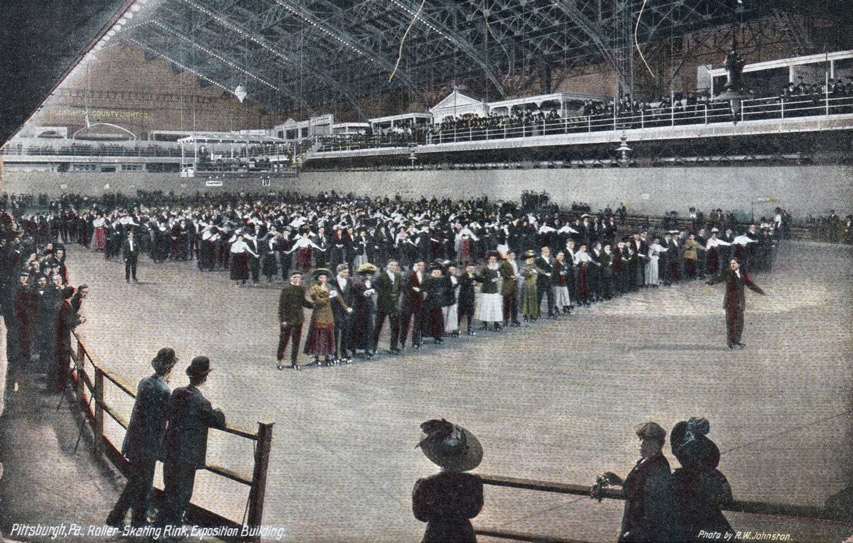 Skating rink de Pittsburg en 1909