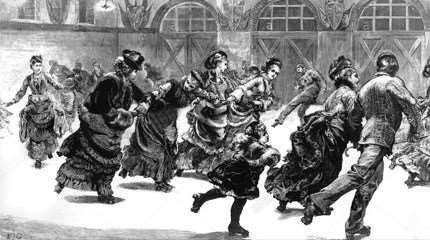 1857 - 1912 : la grande époque des skating rinks