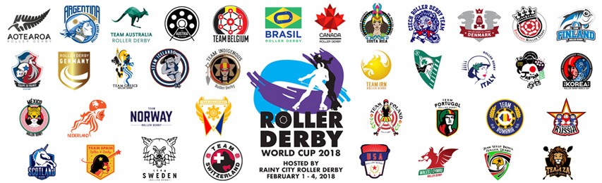 Coupe du Monde WFTDA de Roller Derby 2018 à Manchester (Grande-Bretagne)