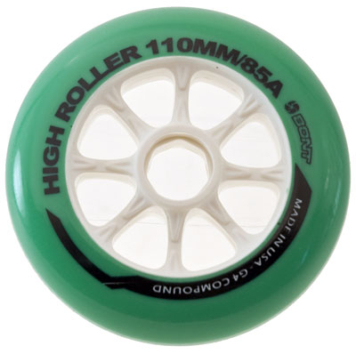 Test des Bont G4 High Roller Mint Green 110 mm 85A