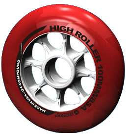 Test : roues Bont G4 High Roller Red 100 mm 85A